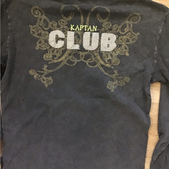 Kaptan Long Sleeve Graphic Tee M - Picture 2 of 7